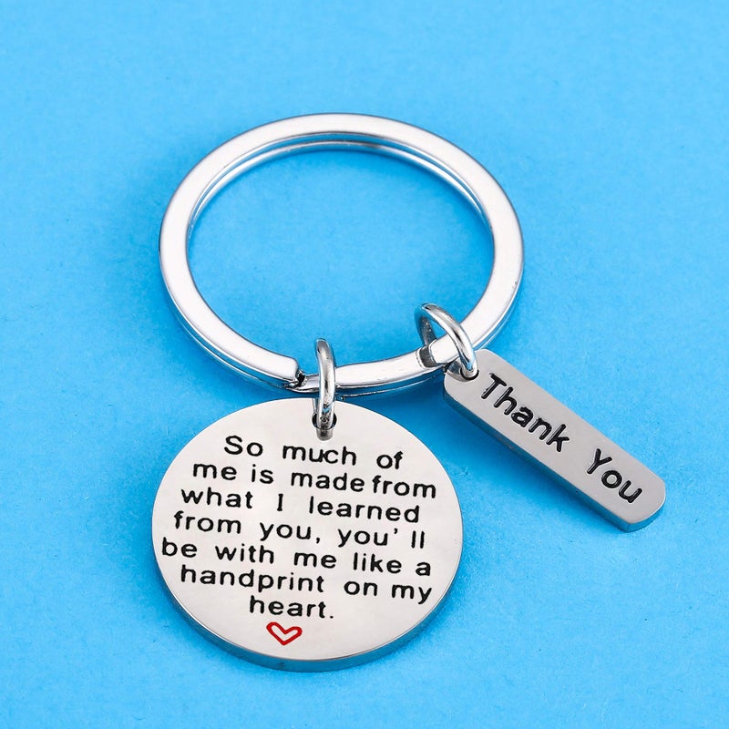 Nimteve Teacher Appreciation Gift for Women, 3PCs Teacher Keychain Set, Jewelry Gift for Teachers, Birthday Gift for Teacher Gifts From Students (3PCs Mixed #1) - Image 3